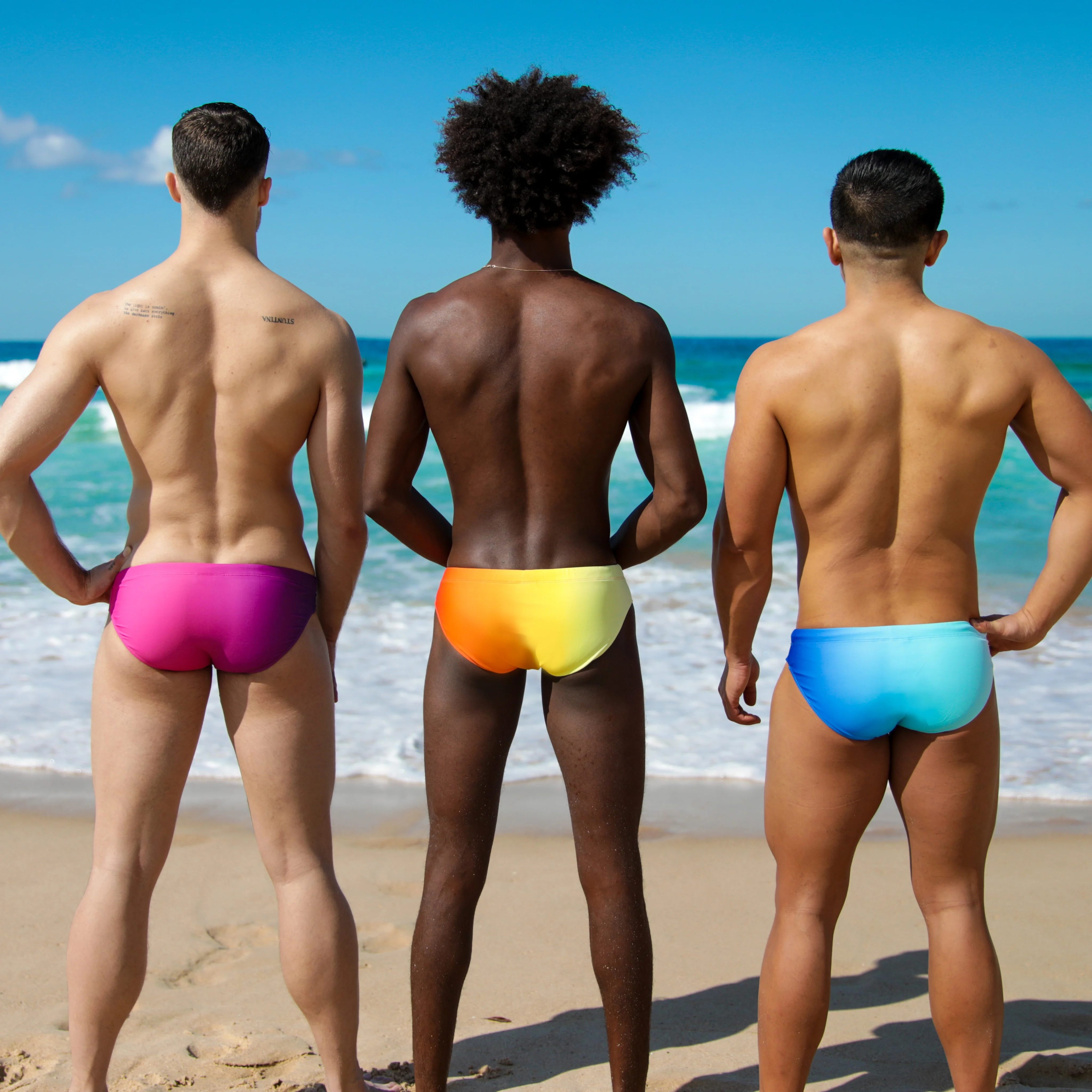 Amethyst Ombré - Enhancing Swim Brief - Image 4