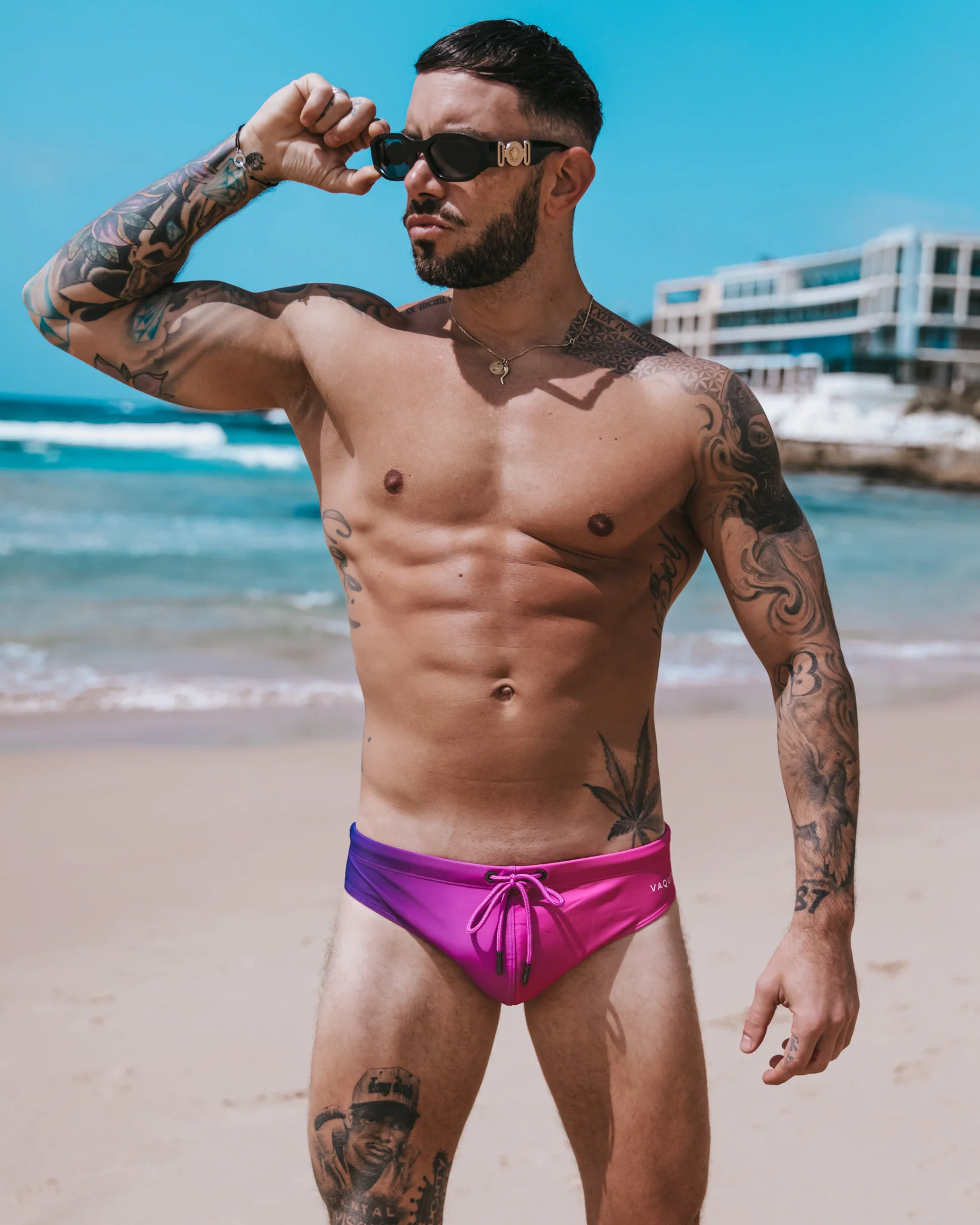 Amethyst Ombré - Enhancing Swim Brief - Image 5