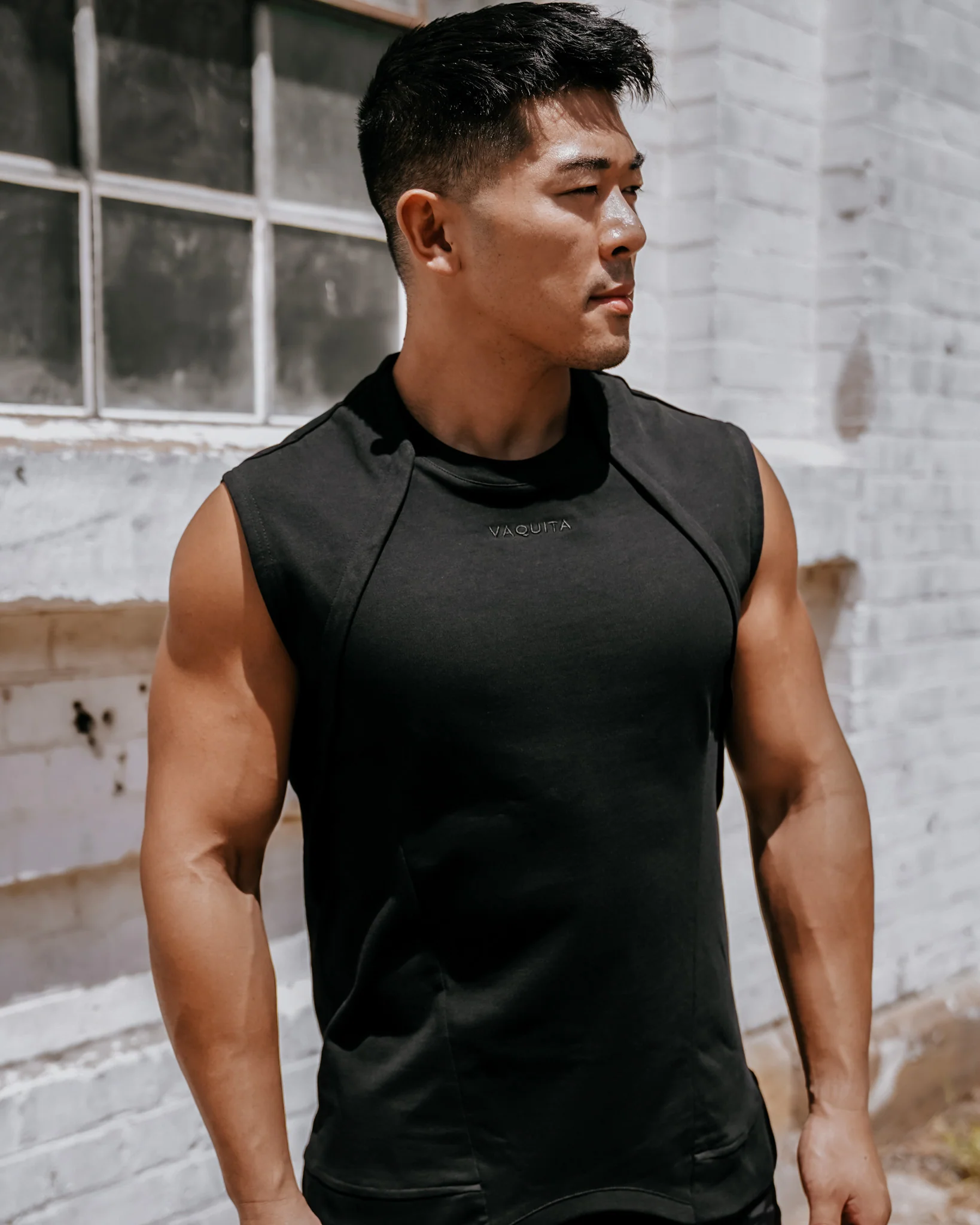 Limited Edition - Xavier Muscle Tank - 100% Heavy Cotton Classic Fit. - Image 4