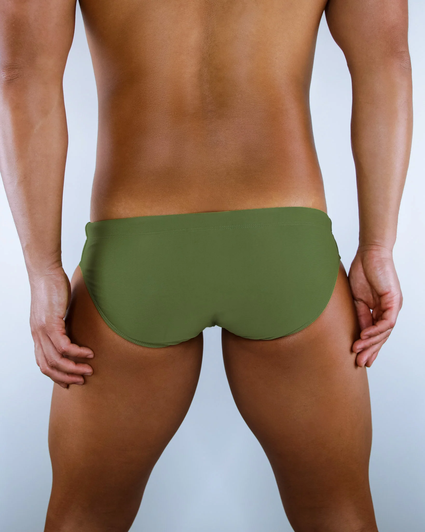 Army Green - Enhancing Swim Brief - Image 5