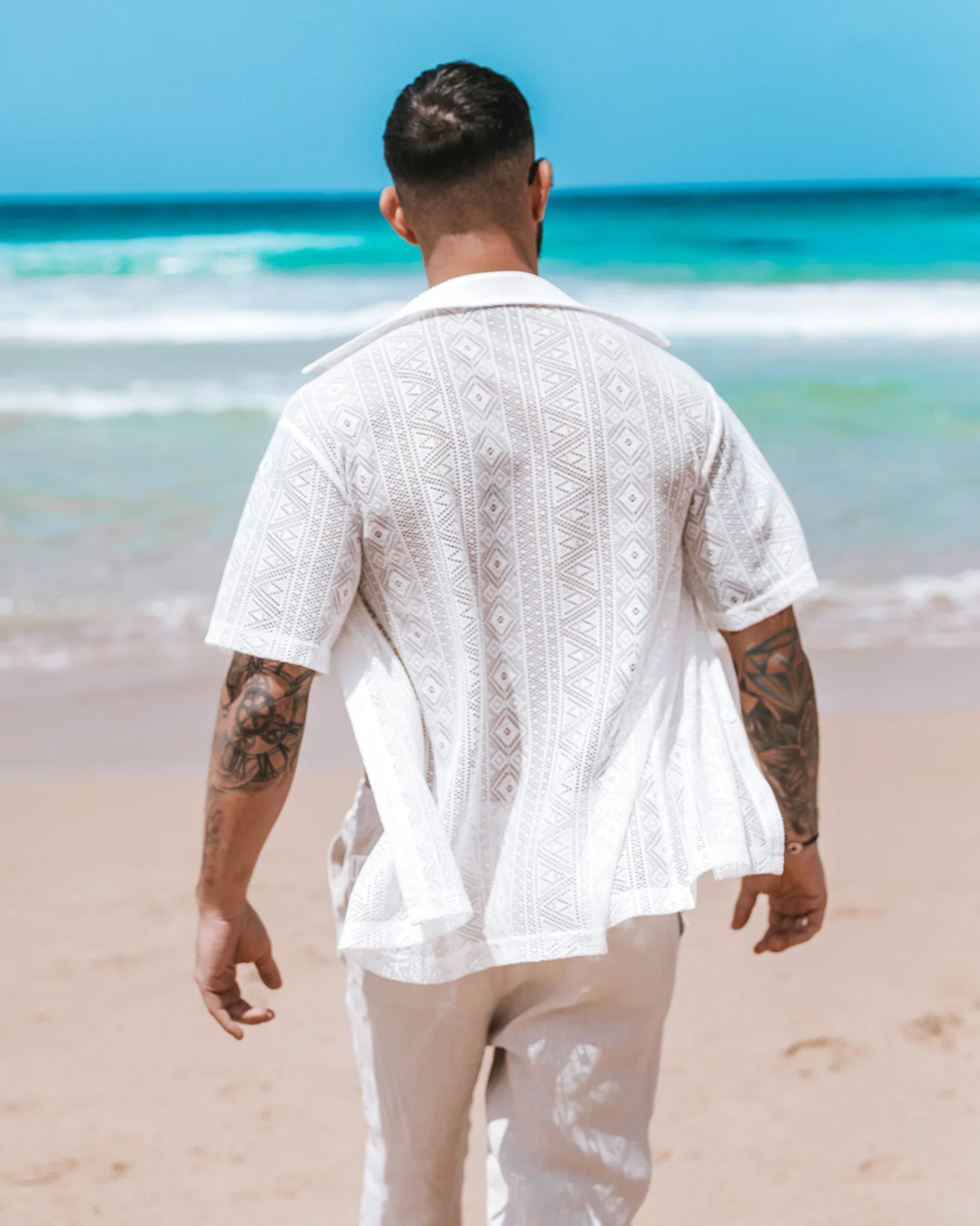 Kalon Lace Shirt - White - Image 5