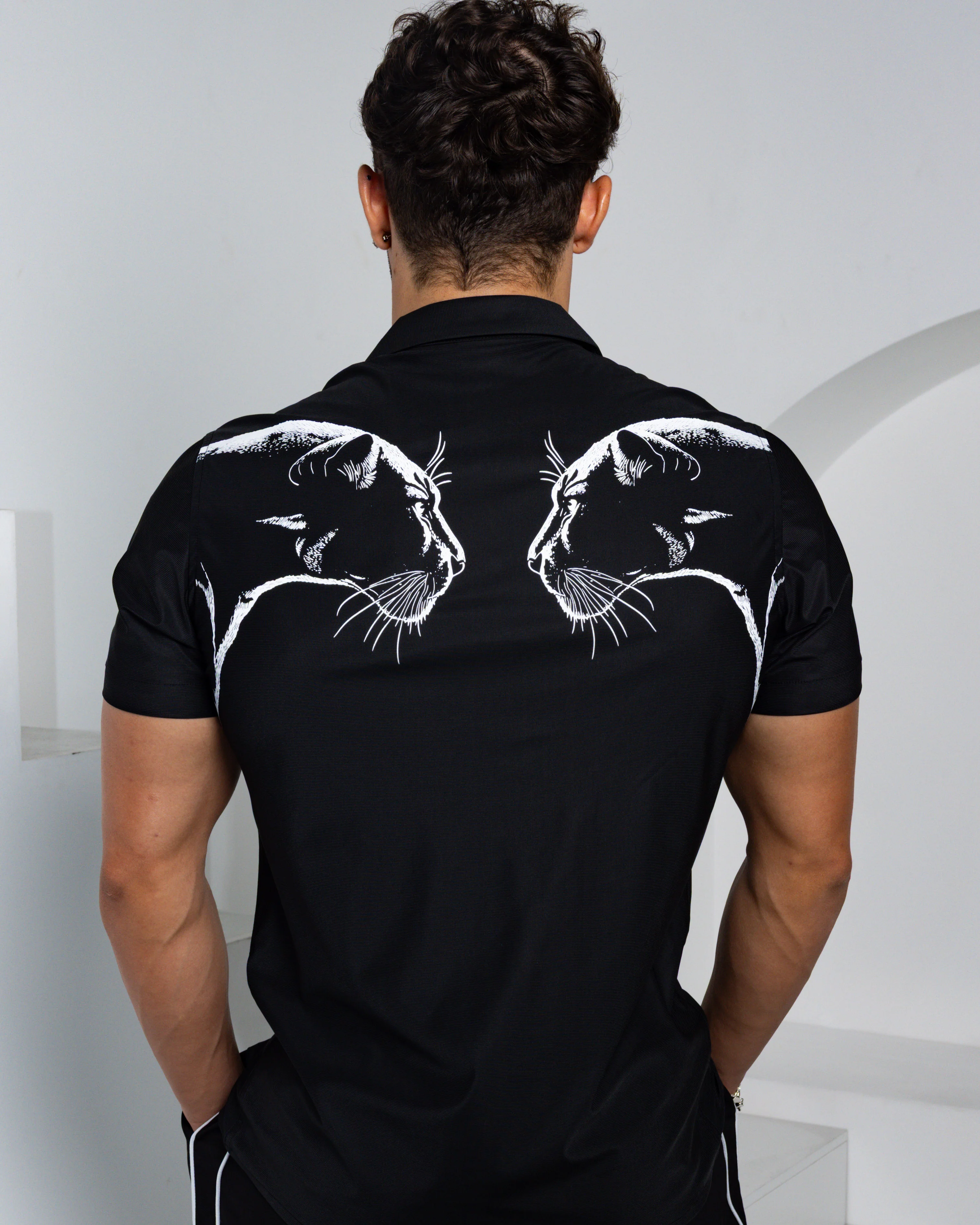 Men's Ice Silk Shirt - Black Panther - Image 3