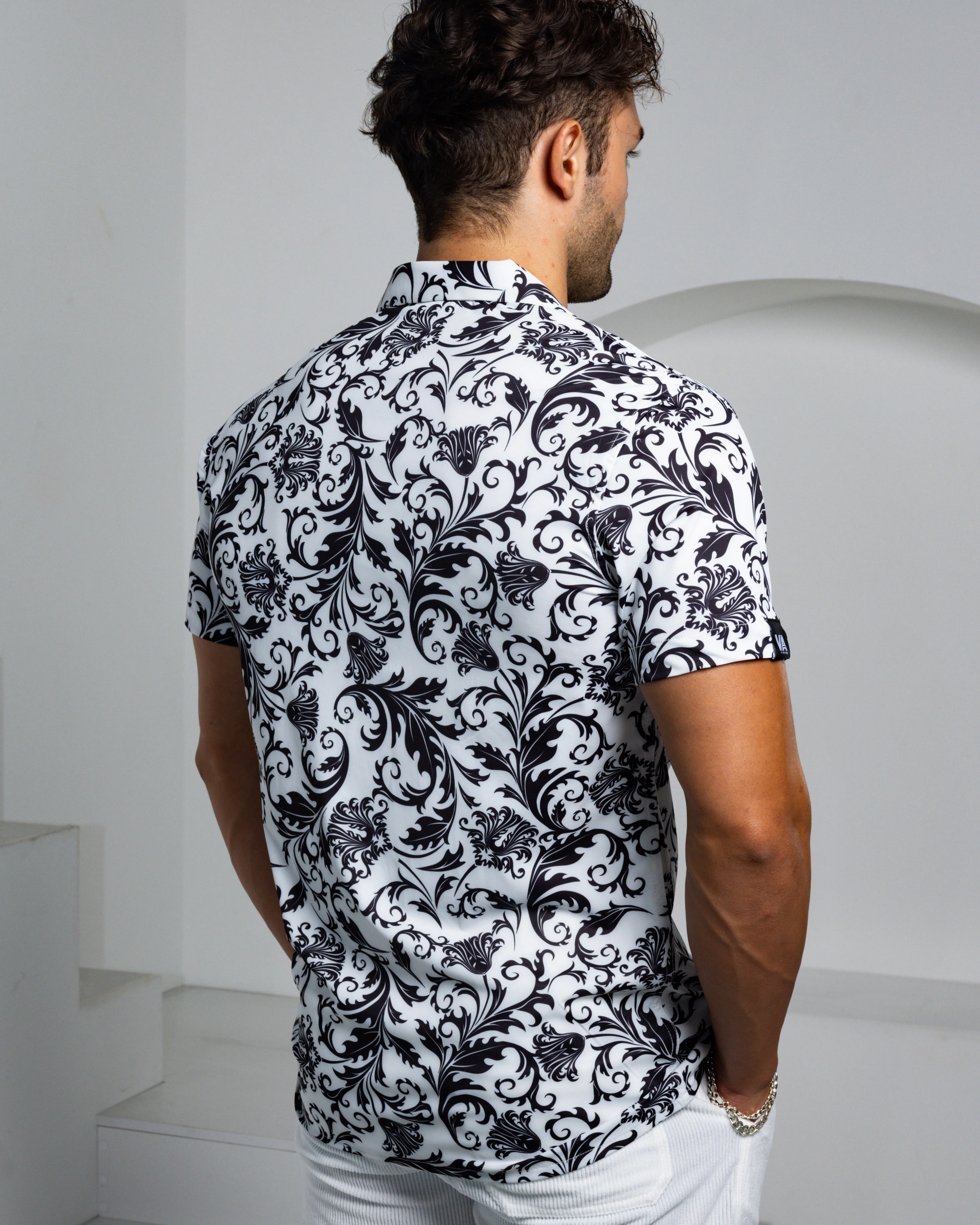 Men's Ice Silk Shirt - QING HUA CI - Image 3