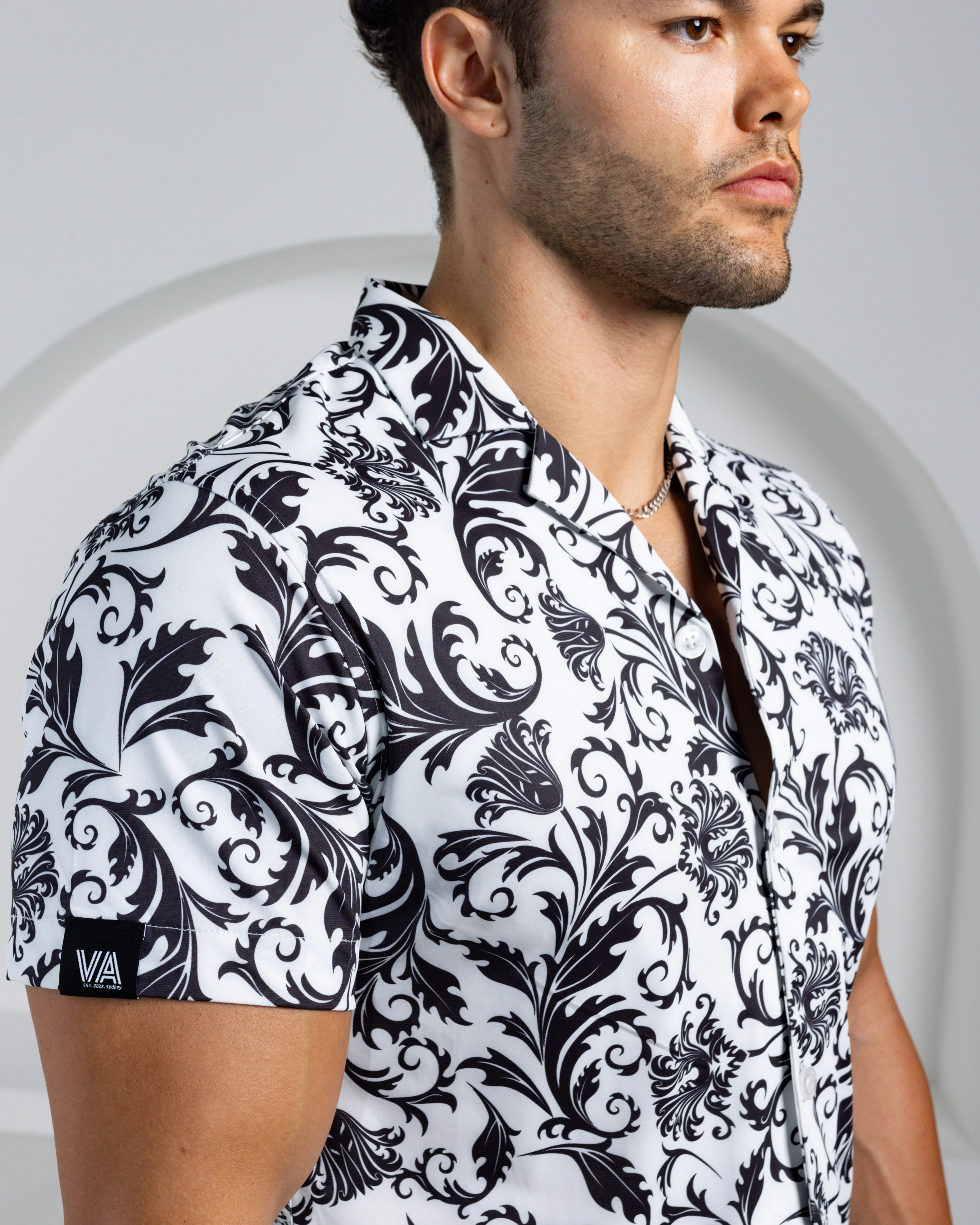 Men's Ice Silk Shirt - QING HUA CI - Image 4