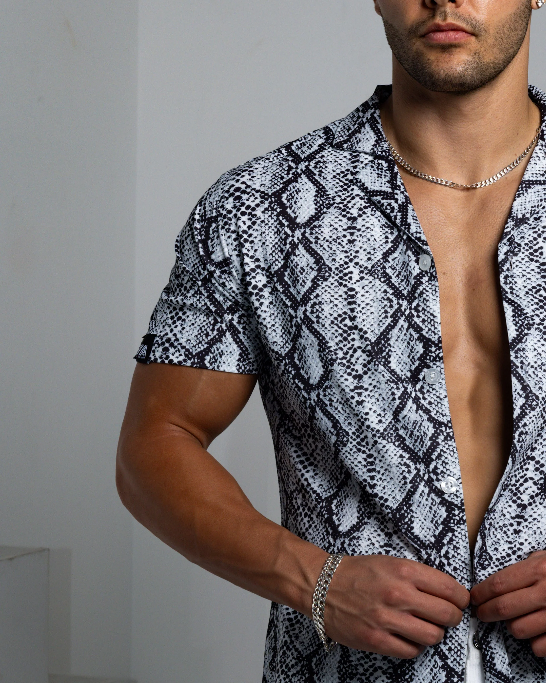 Men's Ice Silk Shirt - Reptilian - Image 3