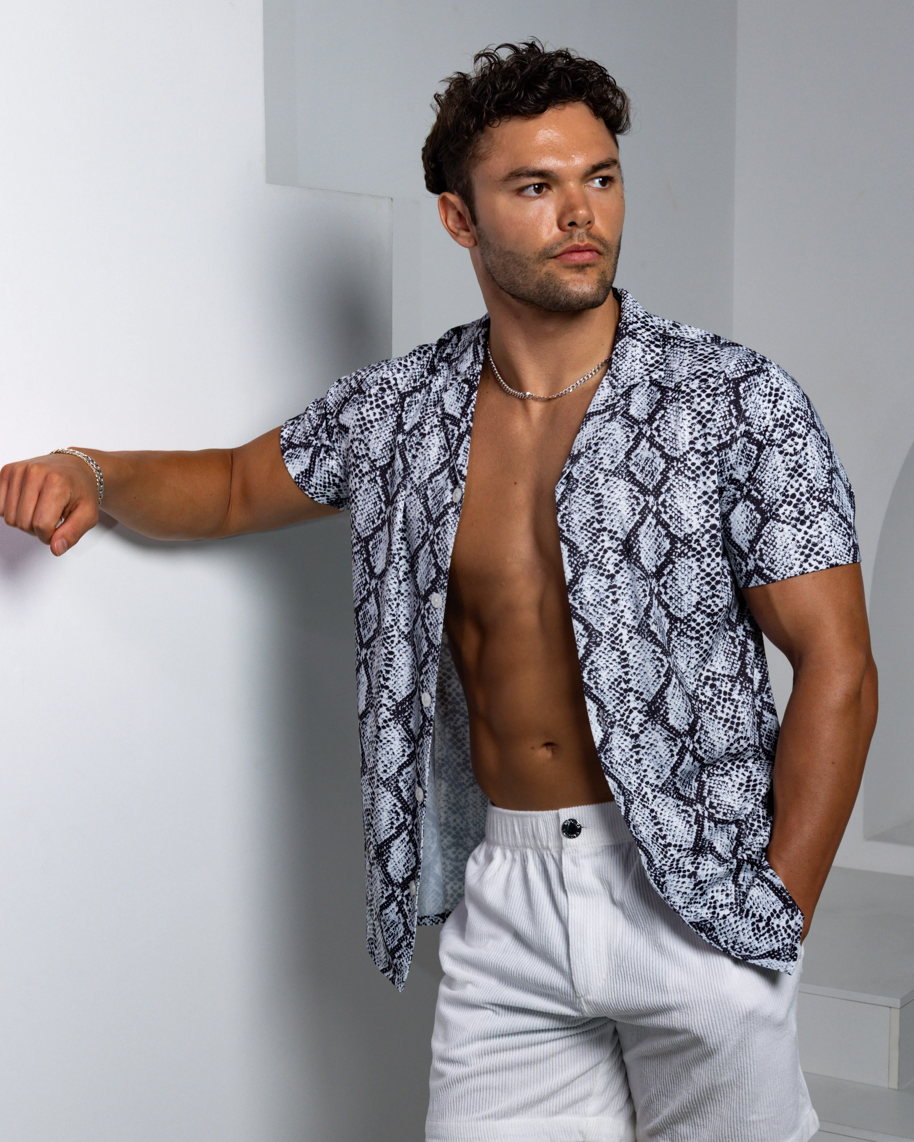 Men's Ice Silk Shirt - Reptilian - Image 5