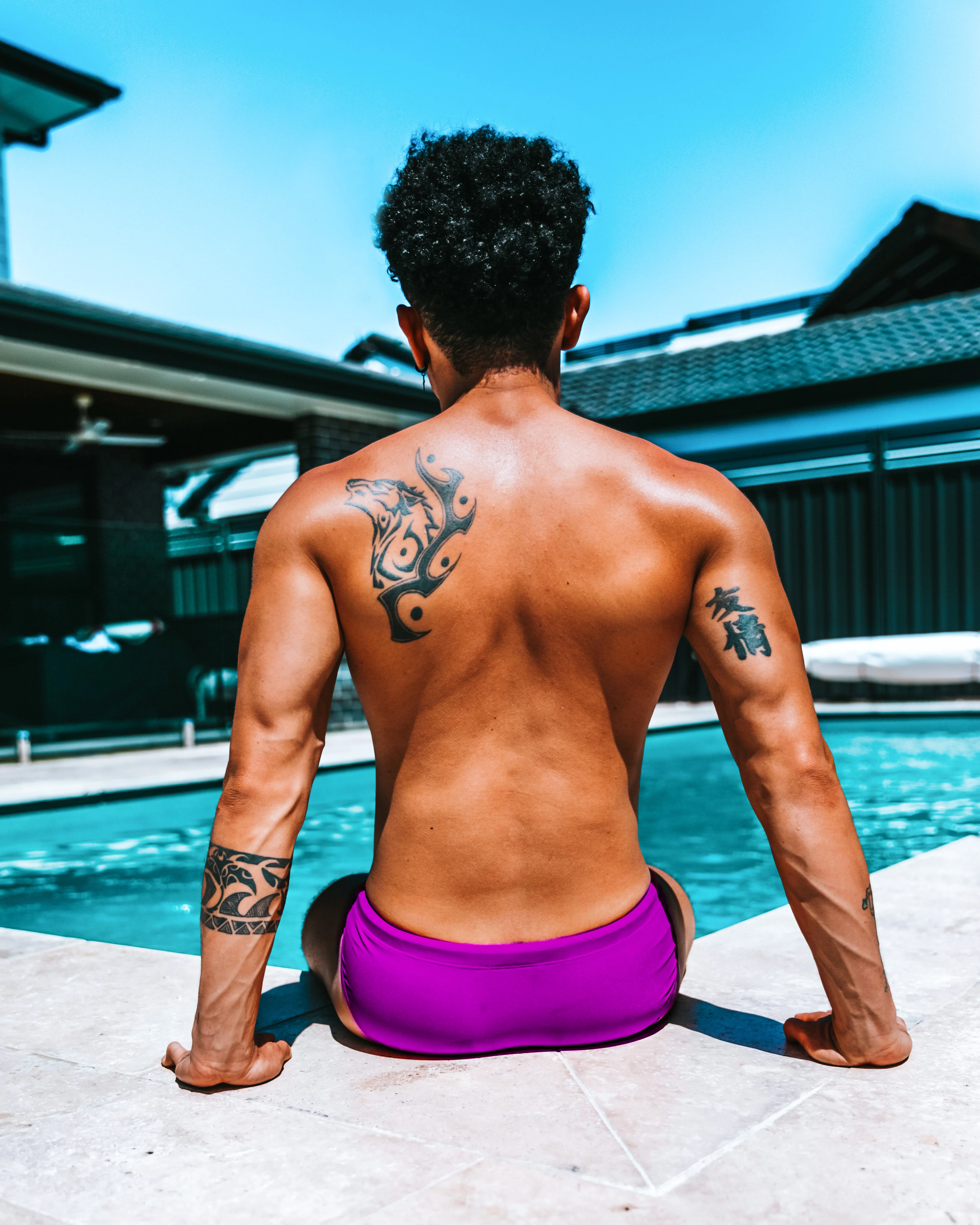 Purple - Enhancing Swim Brief - Image 2