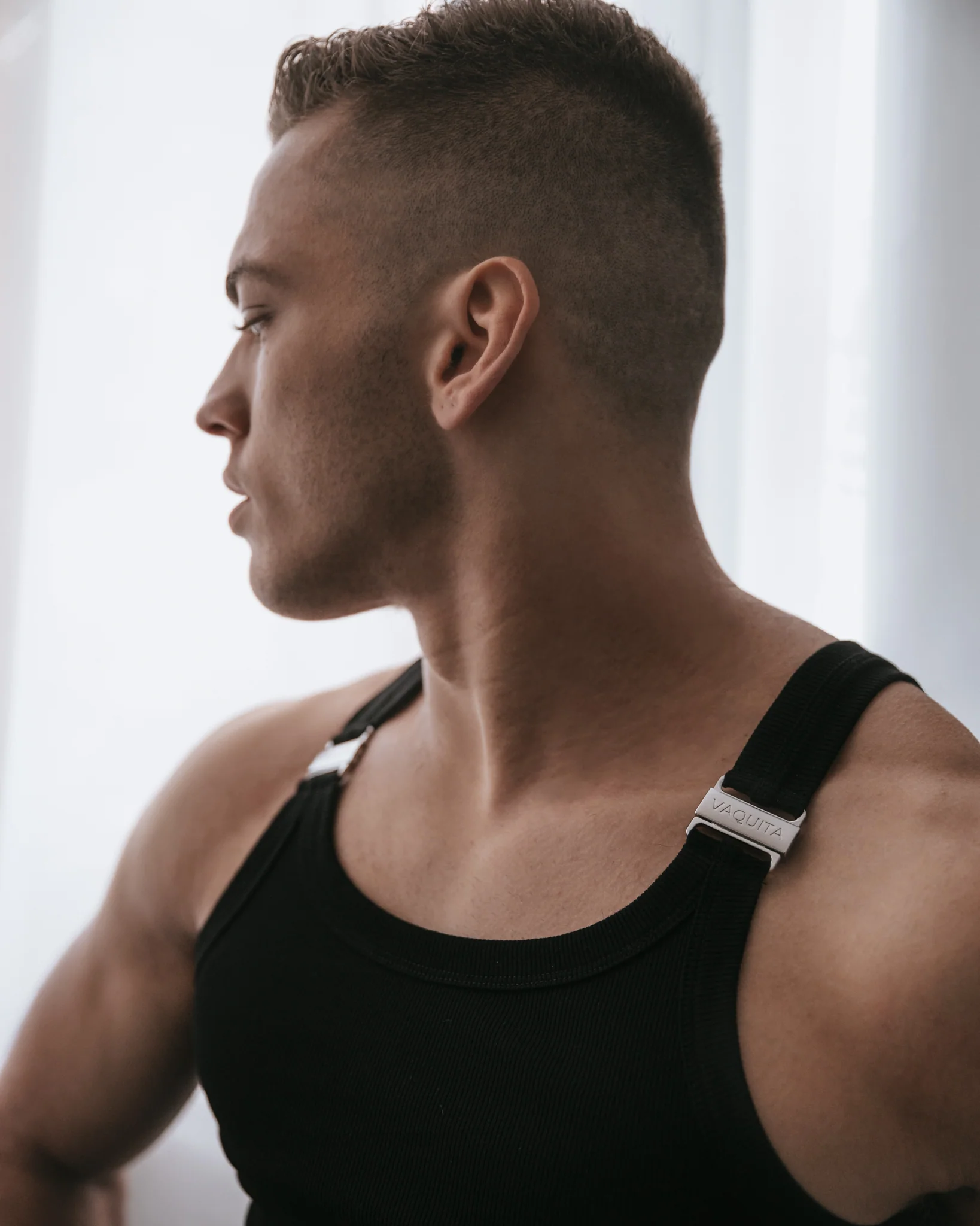 Ryker Ribbed Tank - Onyx - Image 5