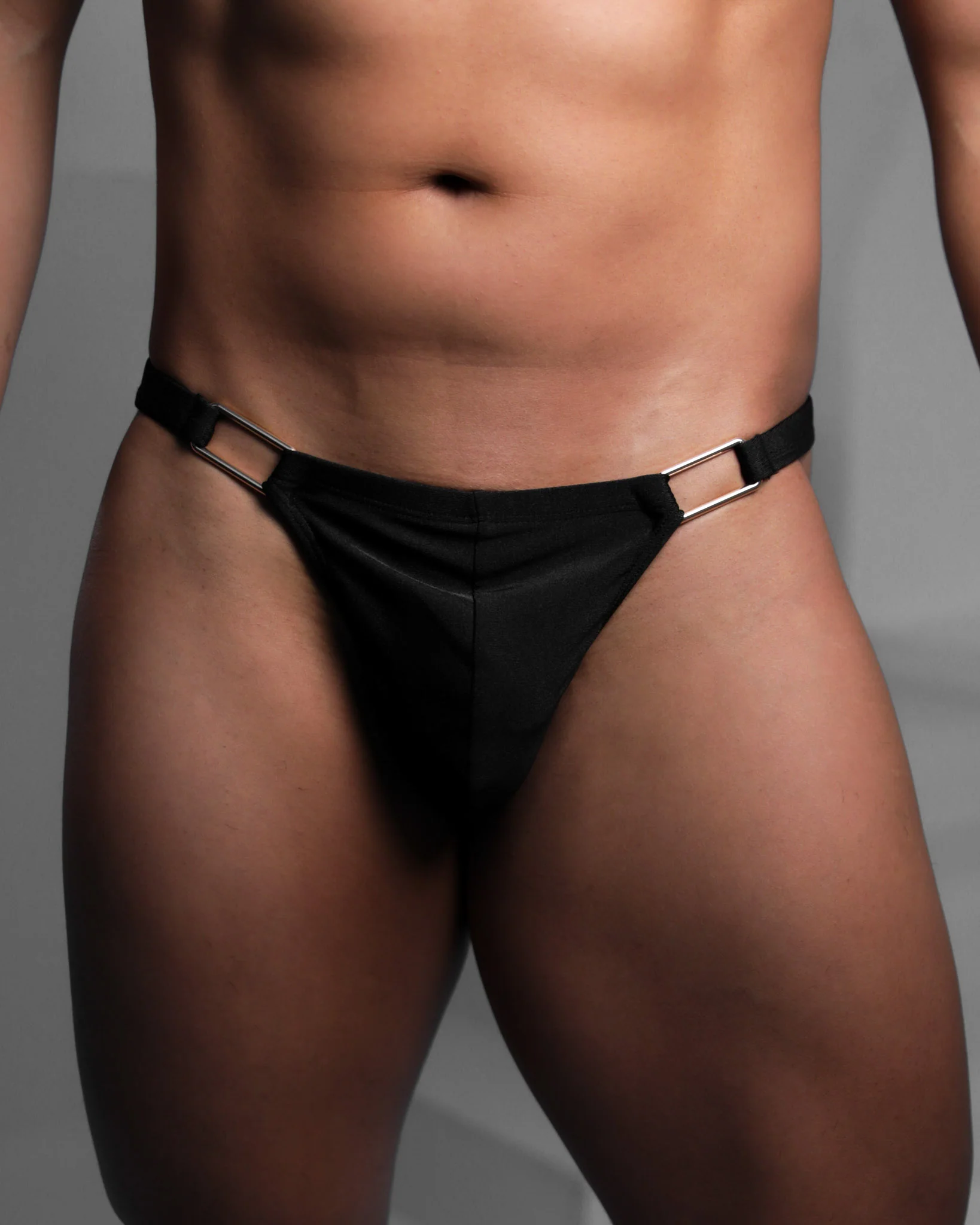 Ryker Buckle Thong - Black - Image 4