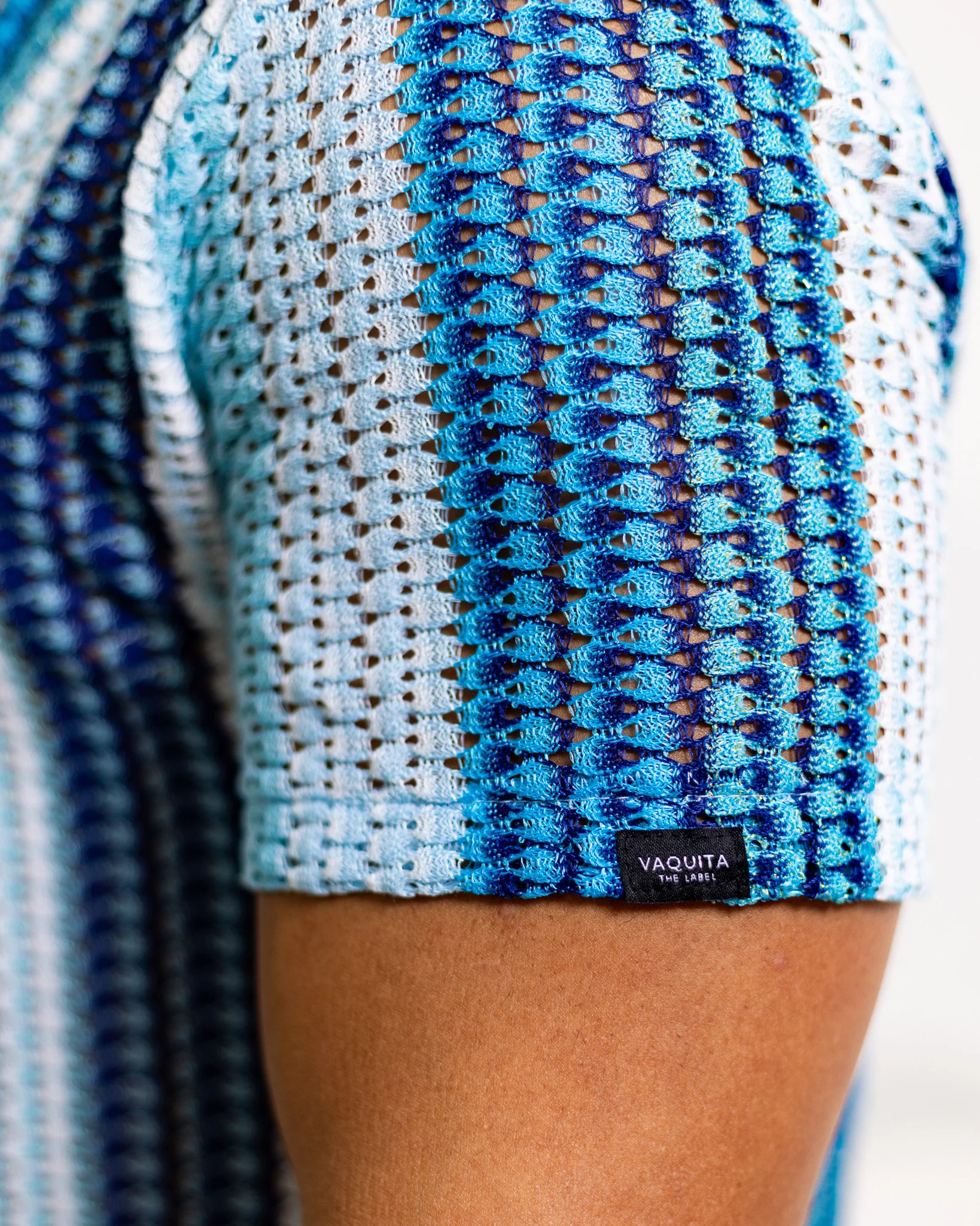 Men's Textured Shirt Classic Fit - Blue Stripes - Image 6