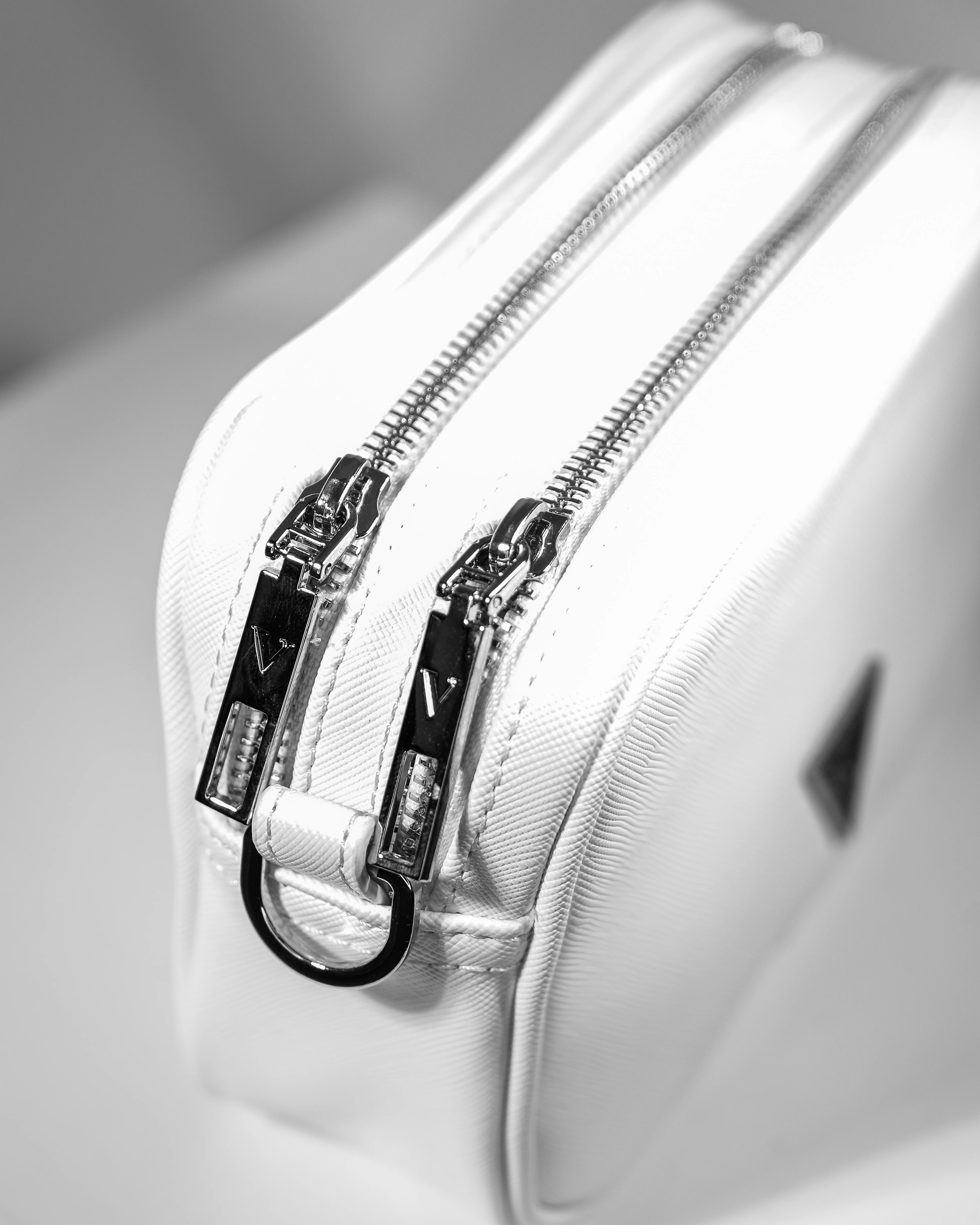 Crossbody Bag & Earphone Case - White - Image 4