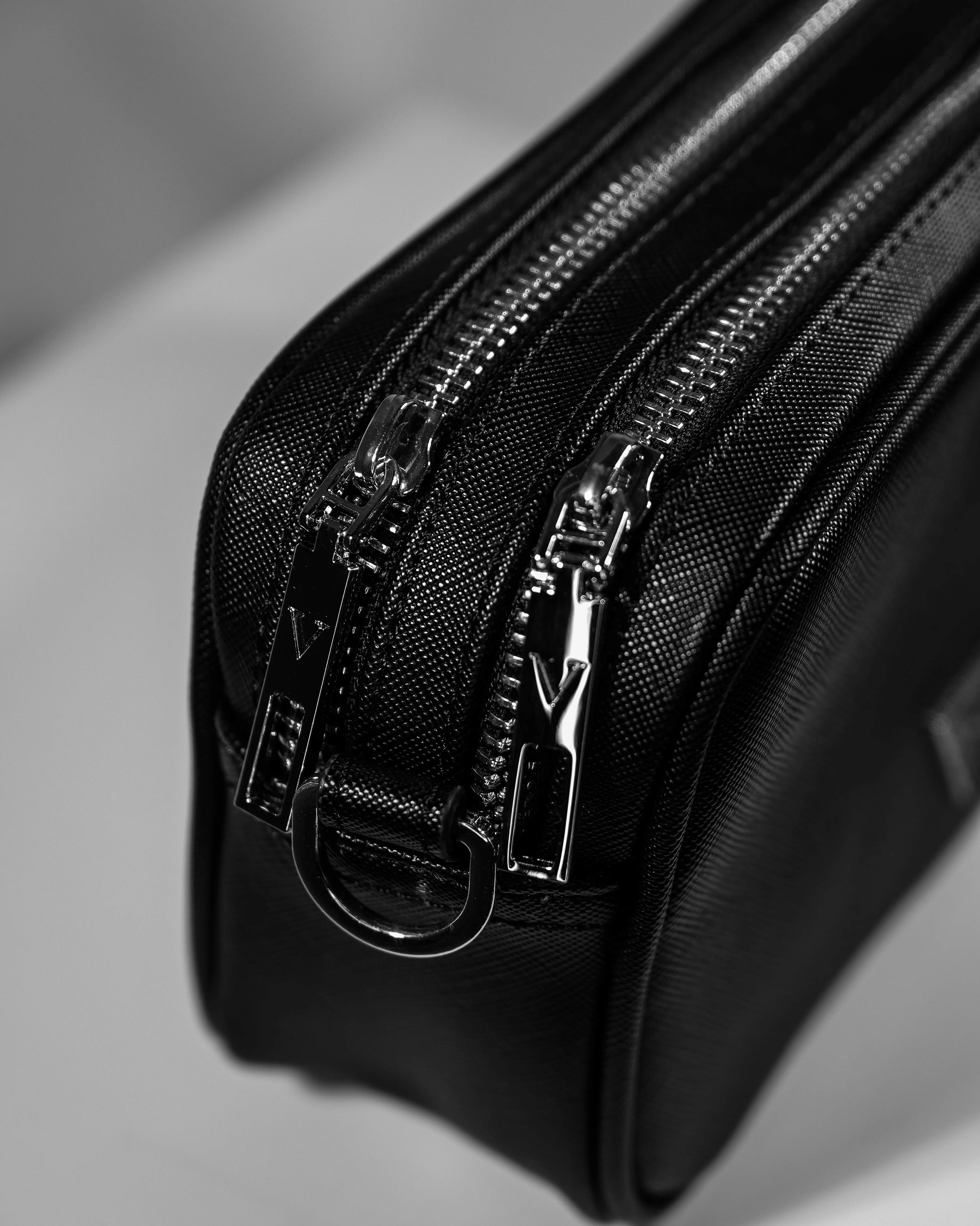 Crossbody Bag & Earphone Case - Black - Image 4