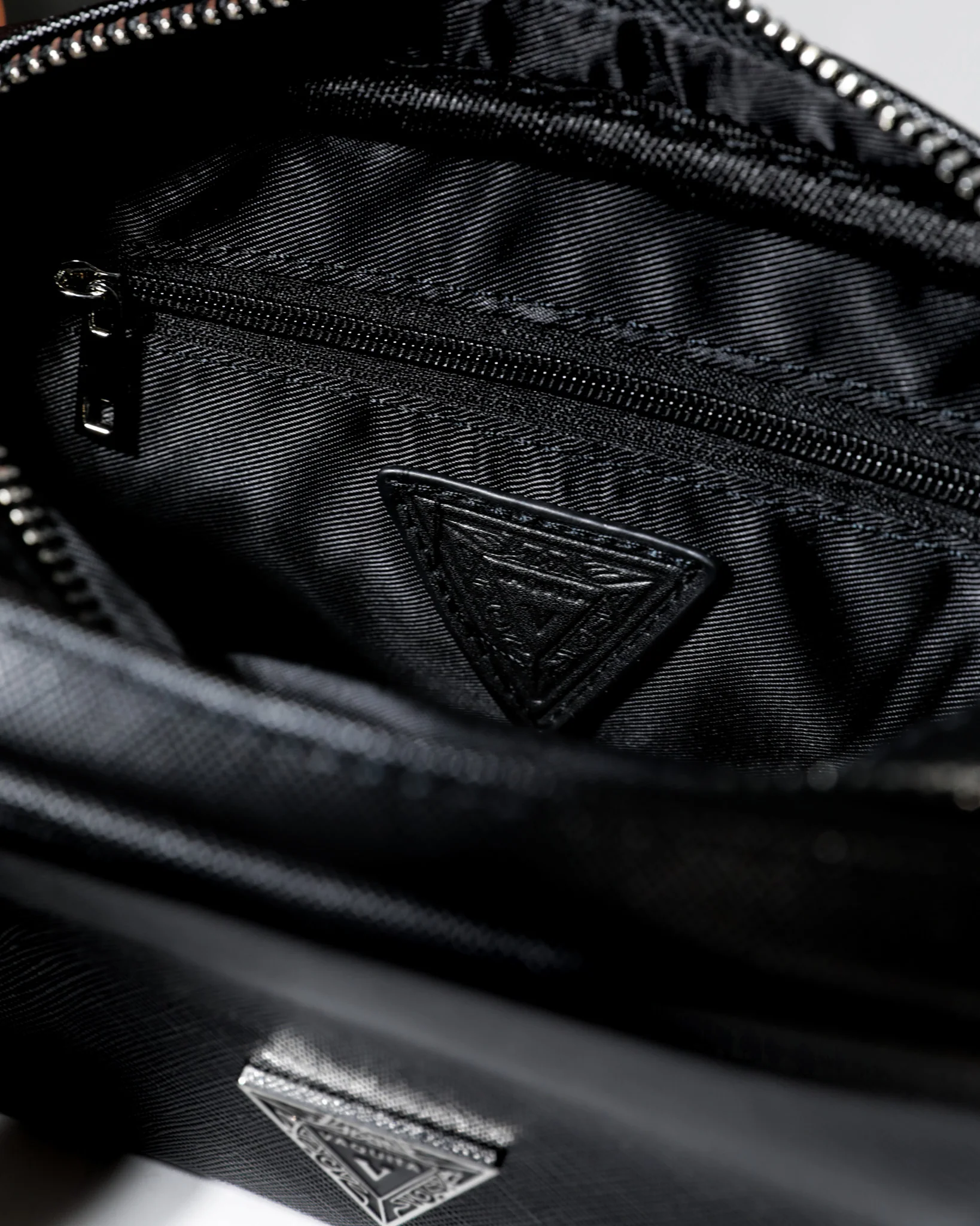 Crossbody Bag & Earphone Case - Black - Image 6